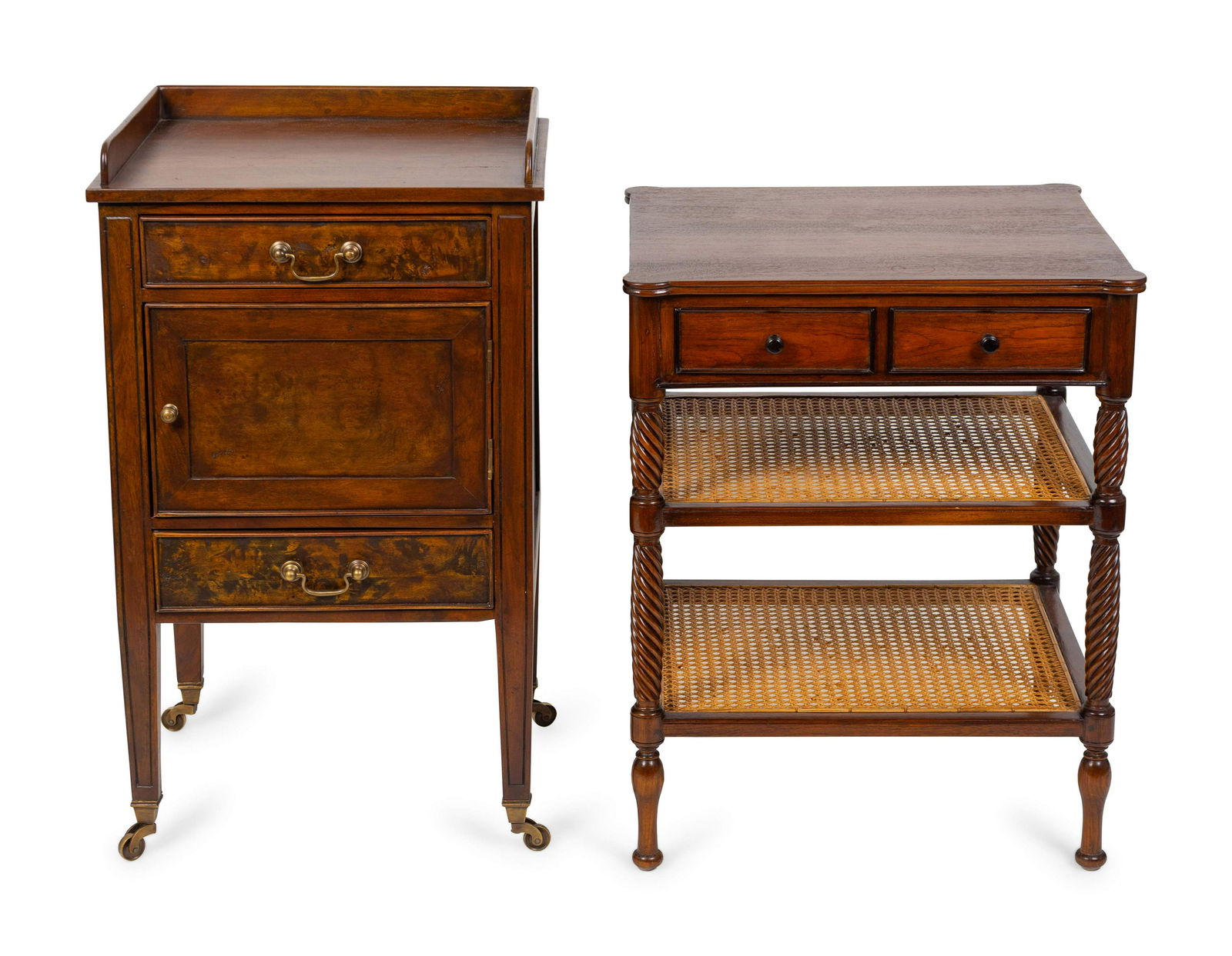 Two Georgian Style Mahogany Side Tables (1 of 4)