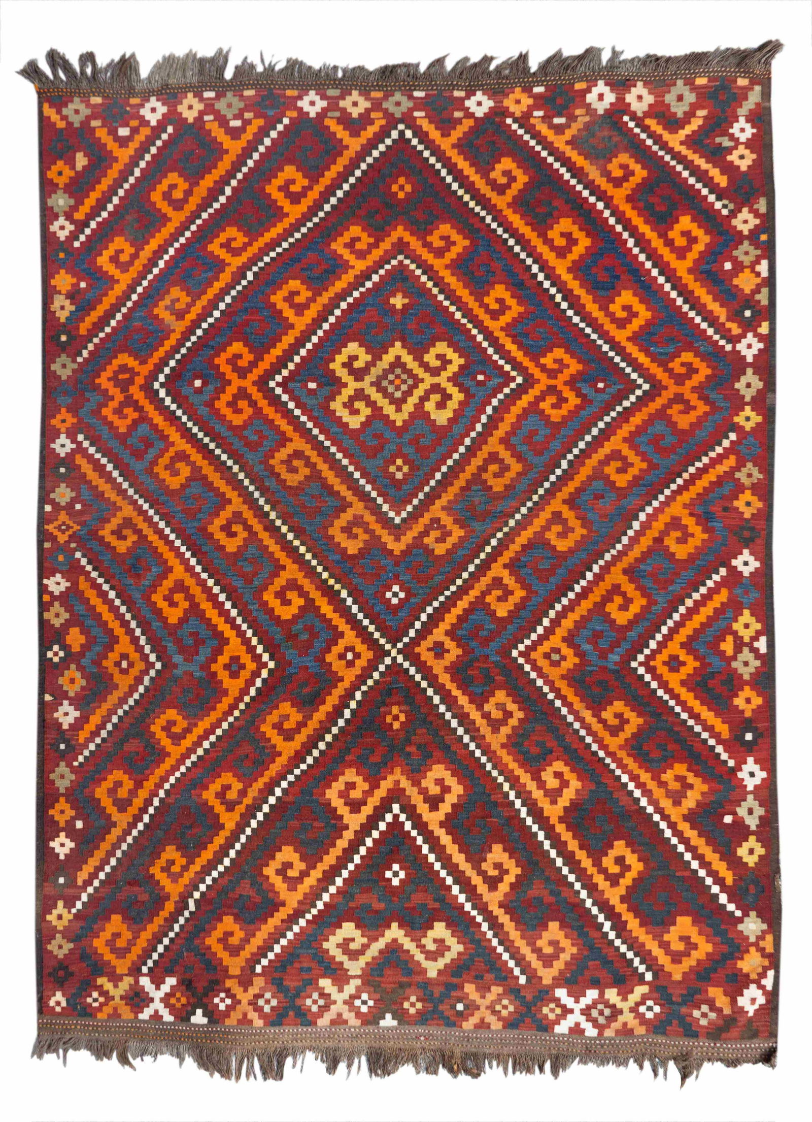 A Kilim Wool Rug: A Kilim Wool Rug 20th Century 11 feet 10 inches x 8 feet 8 inches. Note: This lot is located in West Palm Beach, Florida. The buyer will be responsible for shipping from our West Palm Beach auction fa