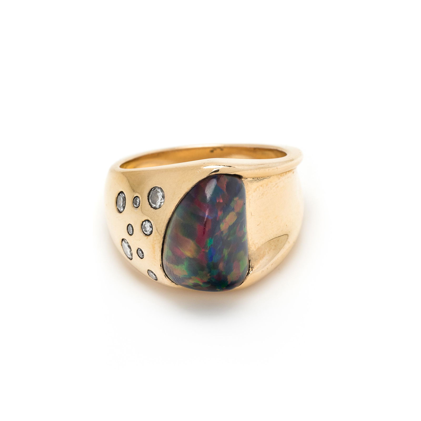OPAL AND DIAMOND RING (1 of 4)