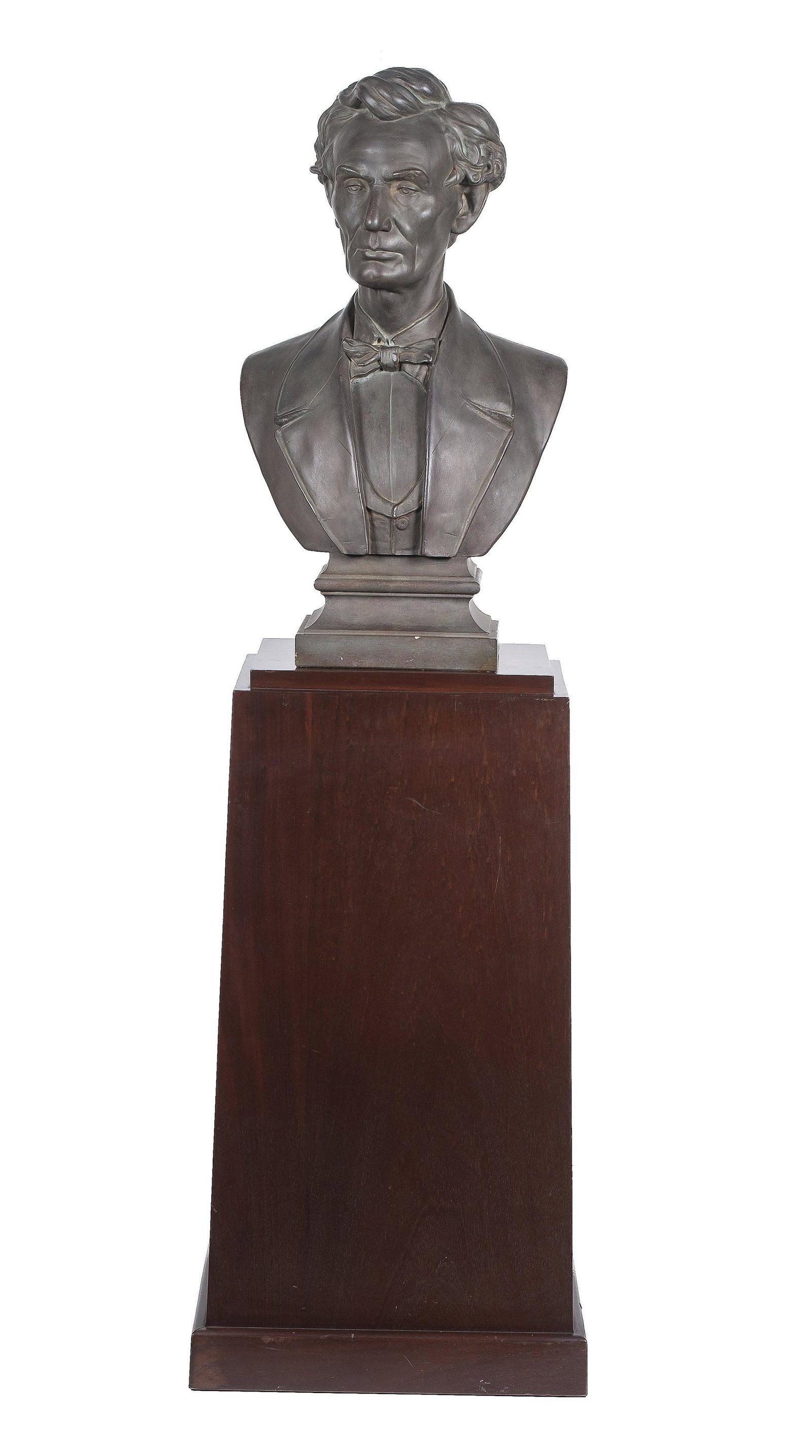 [LINCOLNIANA]. Plaster bust of Abraham Lincoln. N.p.: (1 of 4)