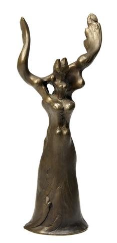 Richard Howard Hunt, (American, b. 1935), Untitled, 198: Richard Howard Hunt (American, b. 1935) Untitled, 1984 bronze edition 1/15, dated 1984 (base) Height 19 inches.