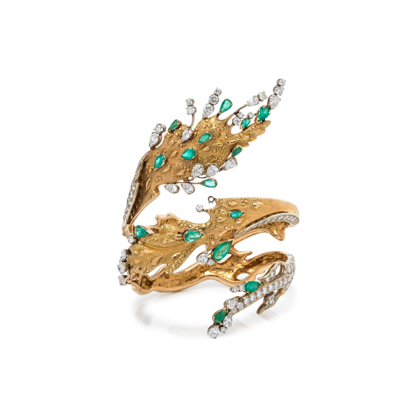 ENRICO SERAFINI, BICOLOR GOLD, EMERALD AND DIAMOND (1 of 3)