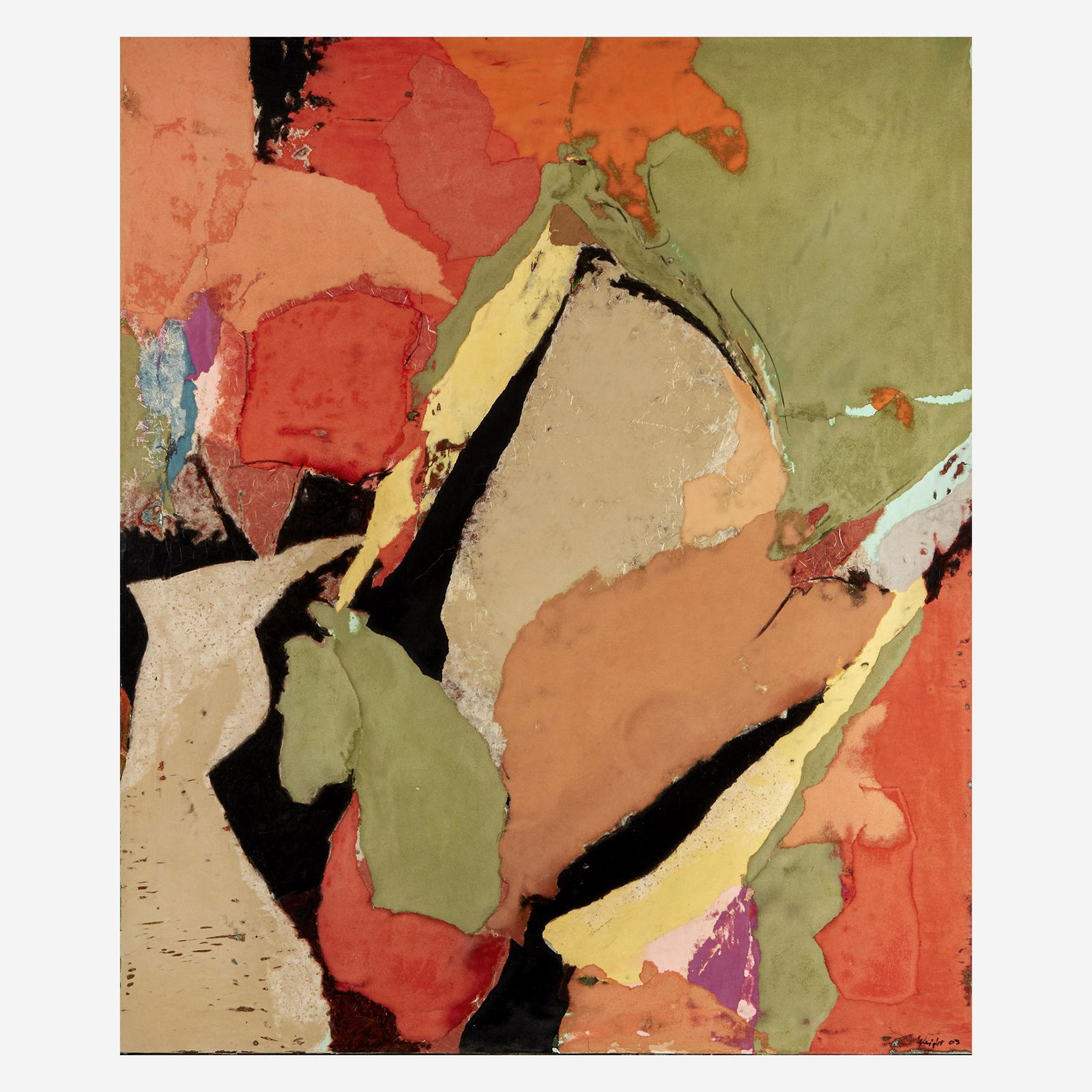 Michael Wright (American, B. 1931) Half and Half (1 of 2)