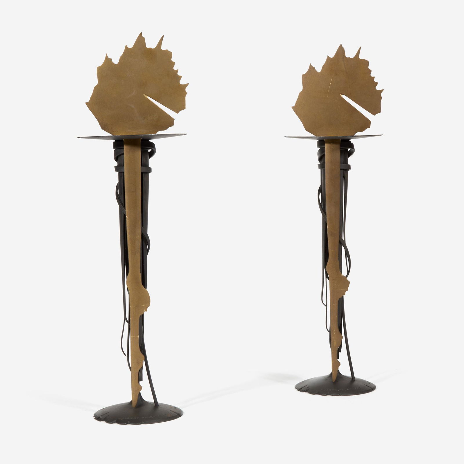 Albert Paley (American, b. 1944) Pair of "Sunrise" (1 of 4)