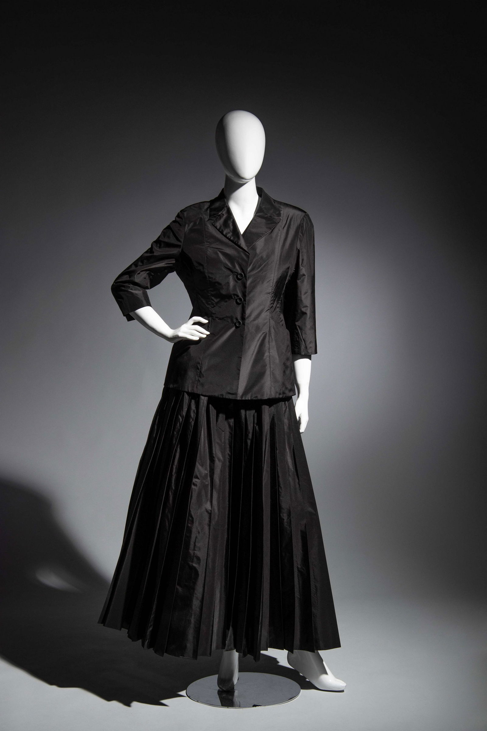Christian Dior Two-Piece Taffeta Palazzo Pant Ensemble, (1 of 5)