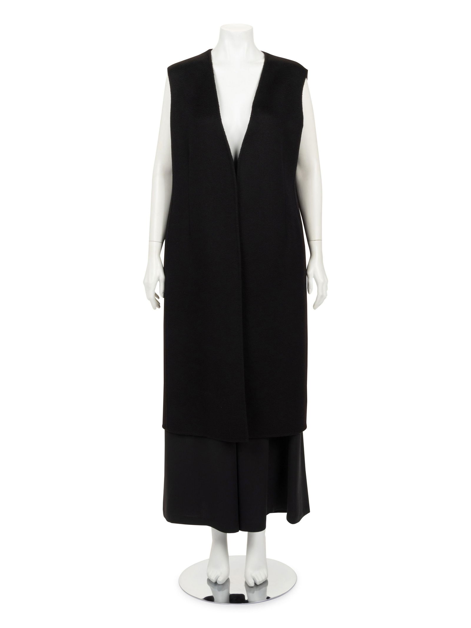 Christian Dior Sleeveless Cashmere Duster and Silk (1 of 5)