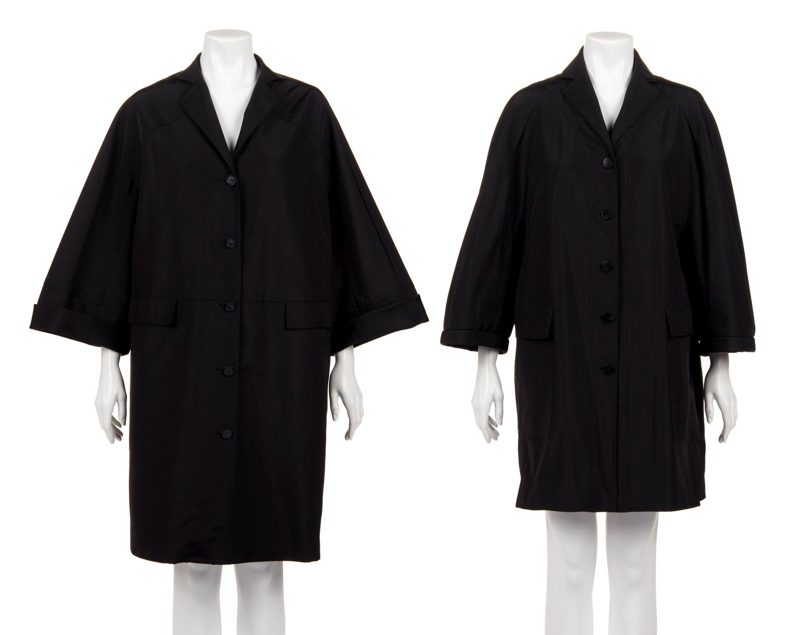 Two Ralph Rucci Coats: One Overcoat, One Raincoat, 2017 (1 of 7)