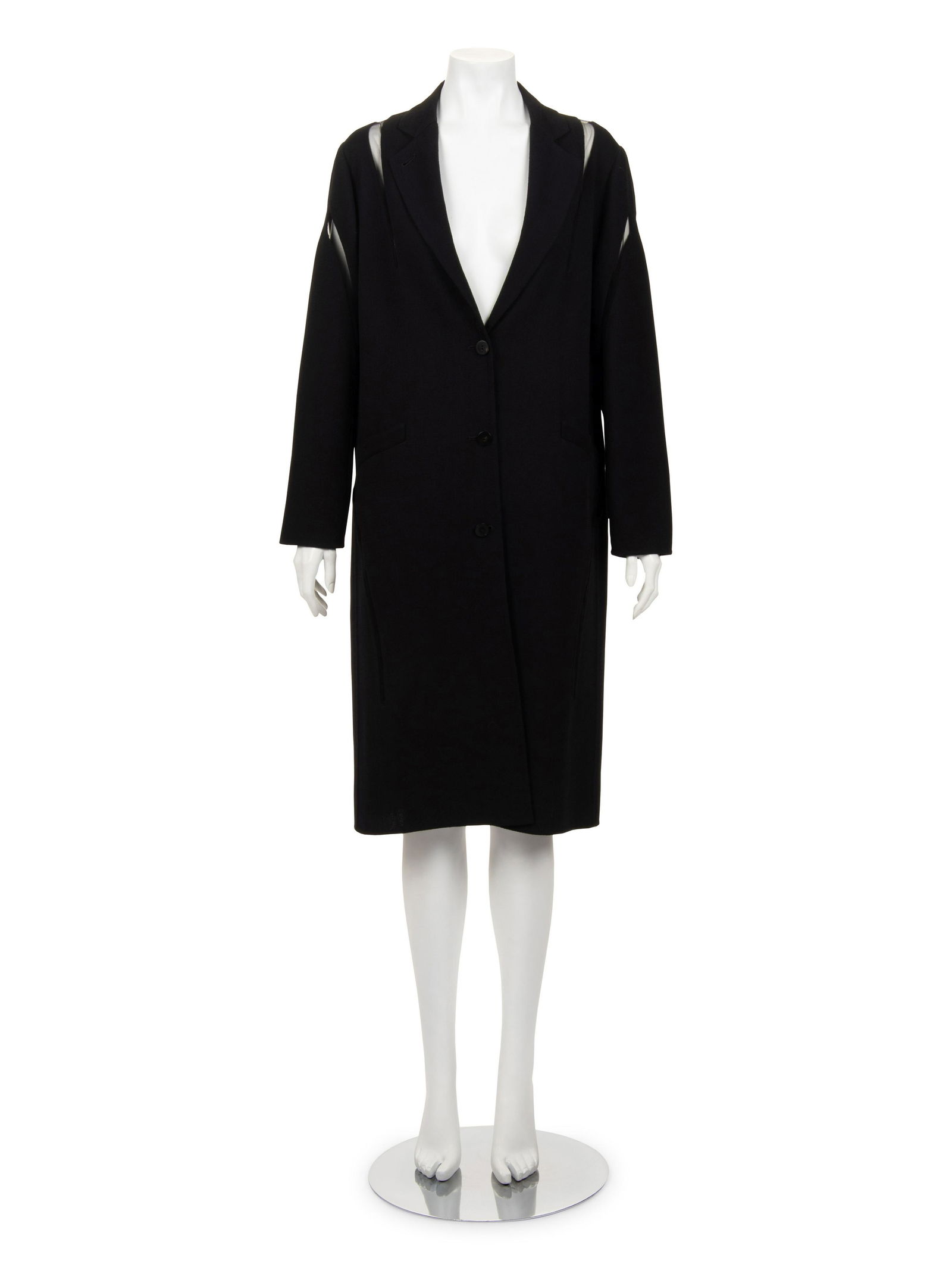 Ralph Rucci Wool Jacket with Silk Net Inserts, 2015 (1 of 6)