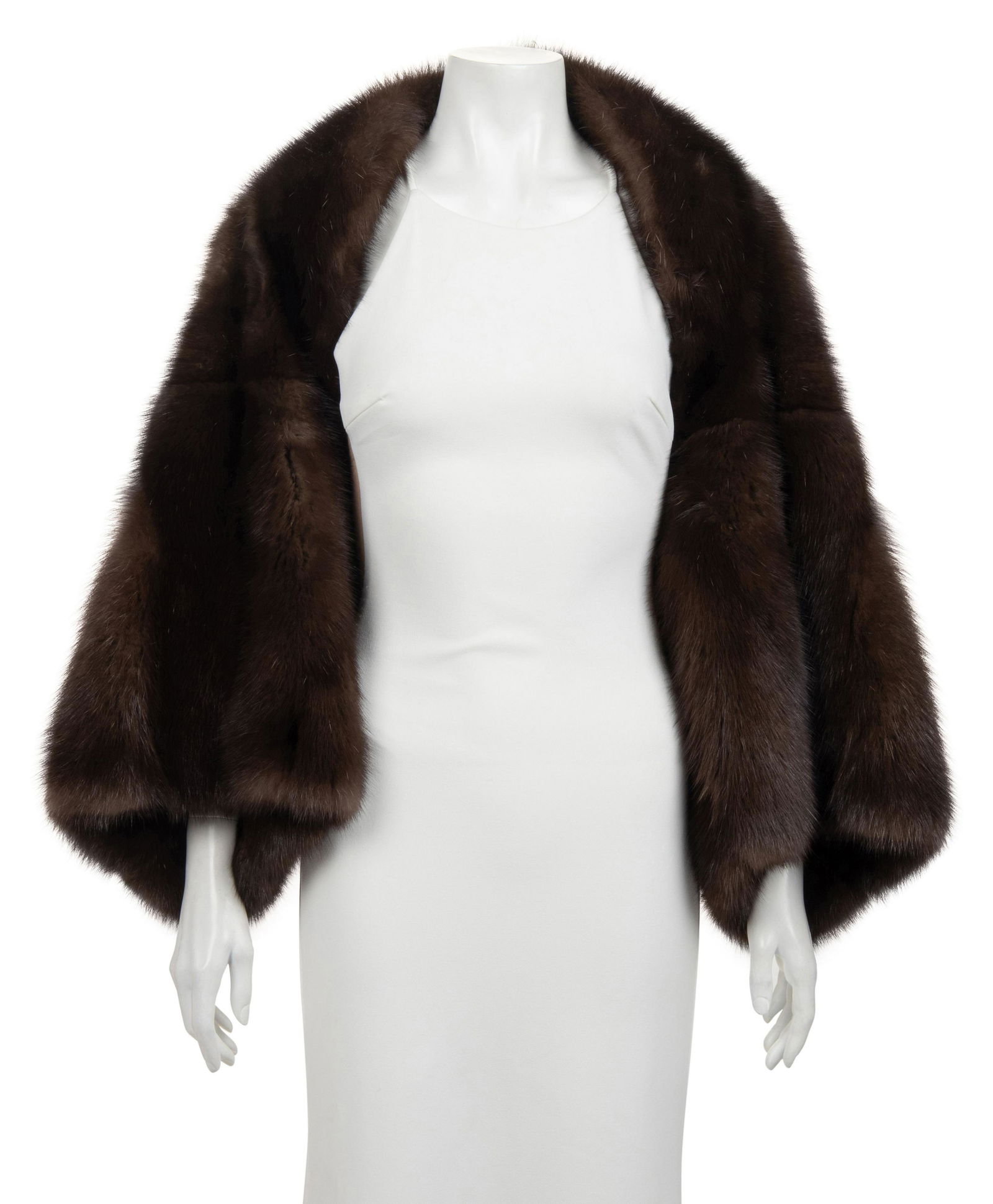 Sable Fur Sleeved Shrug, Attributed to Ralph Rucci (1 of 3)