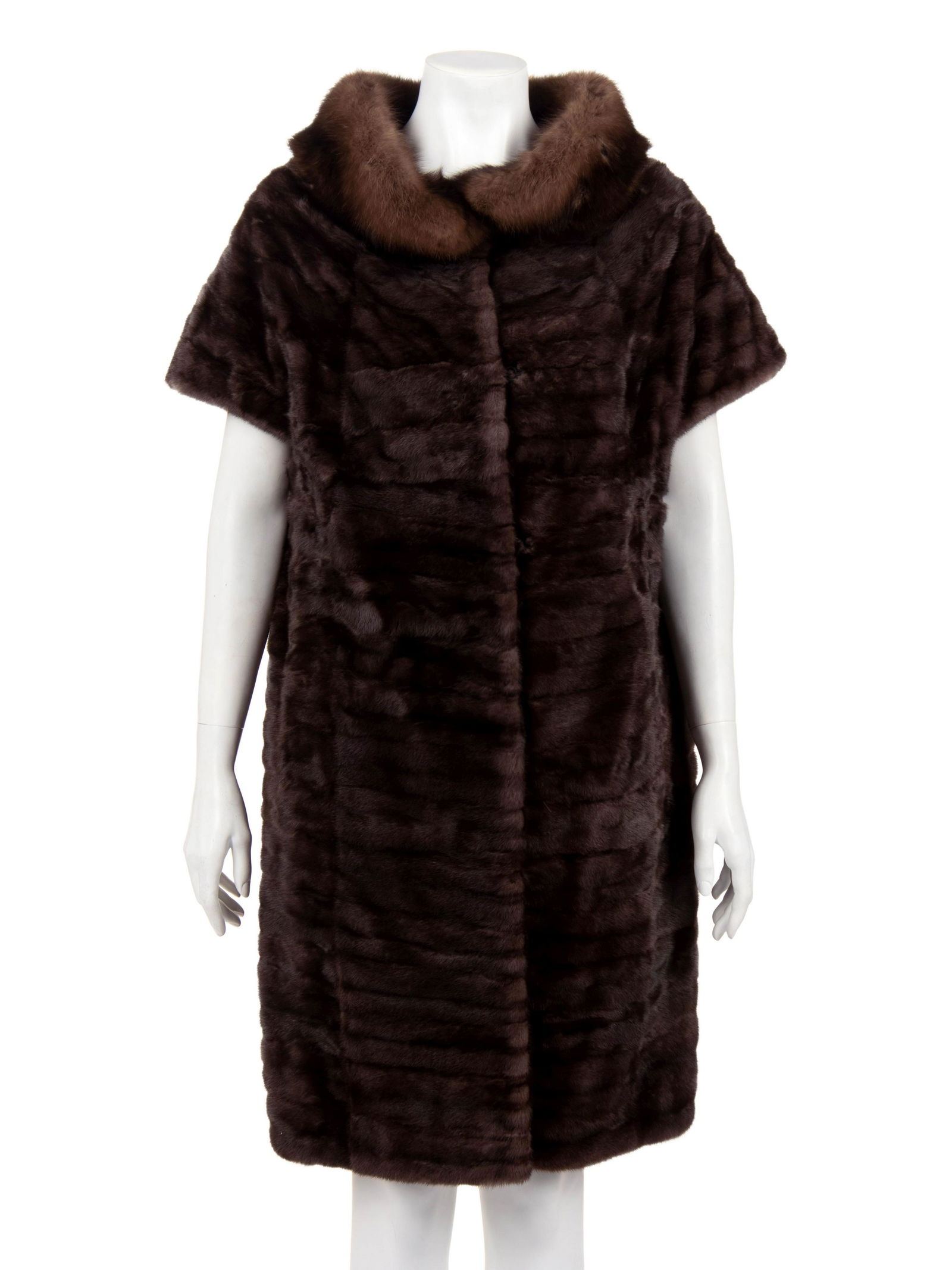 J. Mendel Ermine Jacket with Sable Collar (1 of 5)