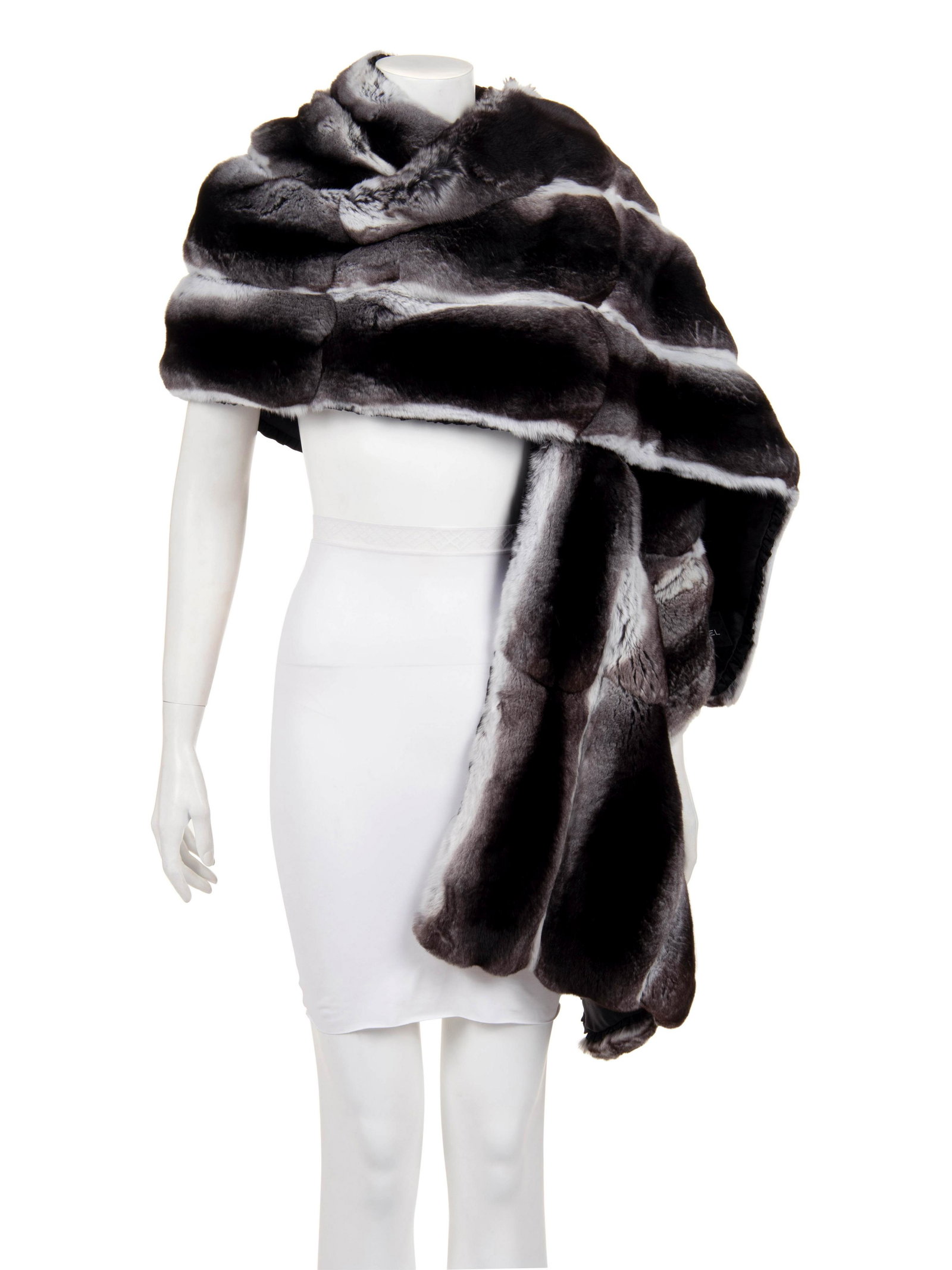 J. Mendel Natural Chinchilla Stole (1 of 5)