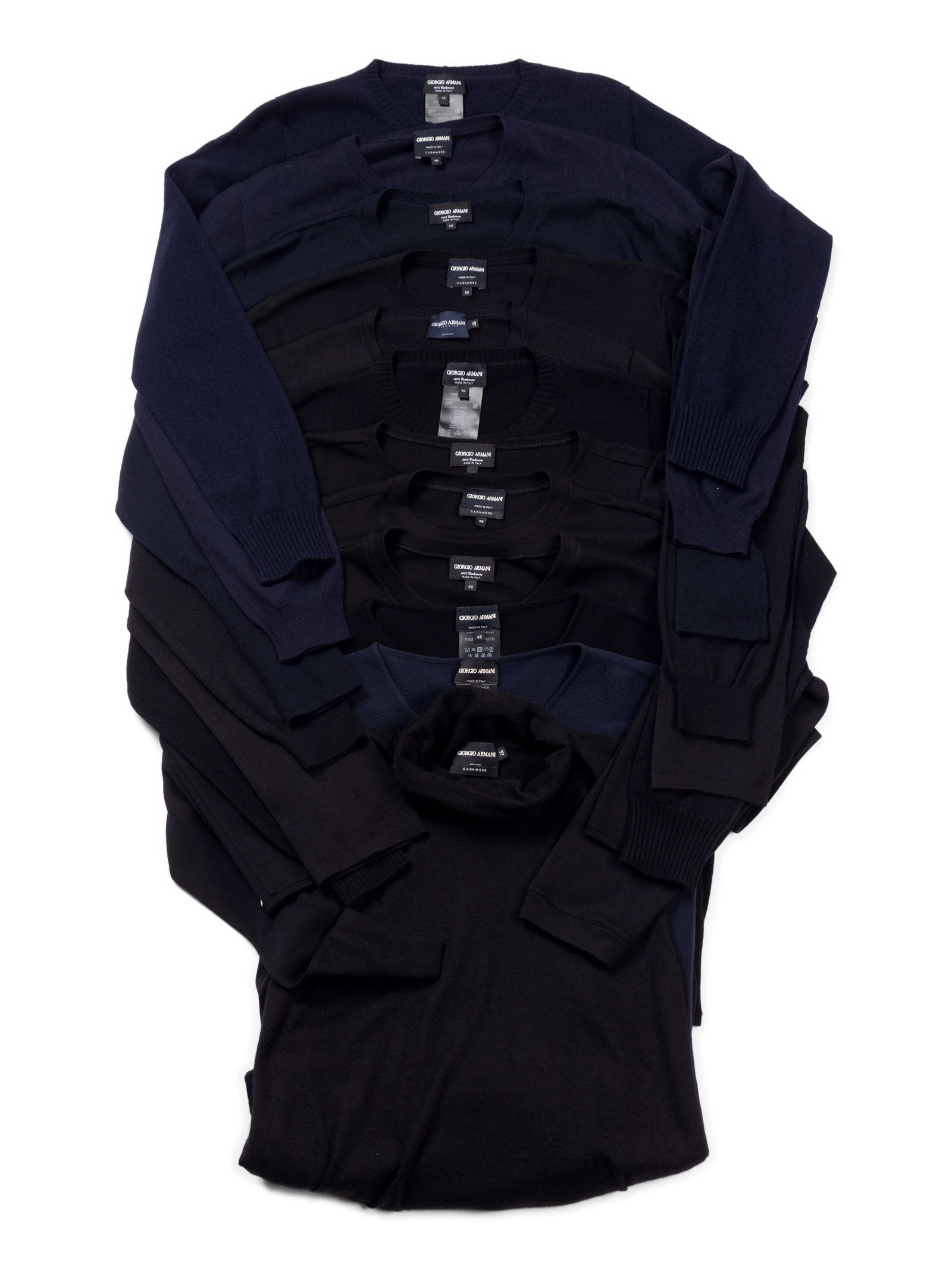 Twelve Giorgio Armani Cashmere Knit Tops (1 of 3)