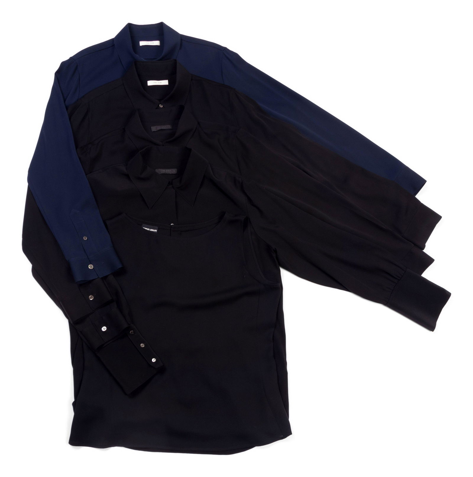 Five Silk Designer Tops: One Giorgio Armani, Four The (1 of 4)