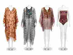 Four Oscar de la Renta Embellished Beachwear Items: One (1 of 6)