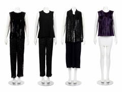 Four Sleeveless Tops and Two Sequined Pants: One Akris, (1 of 6)