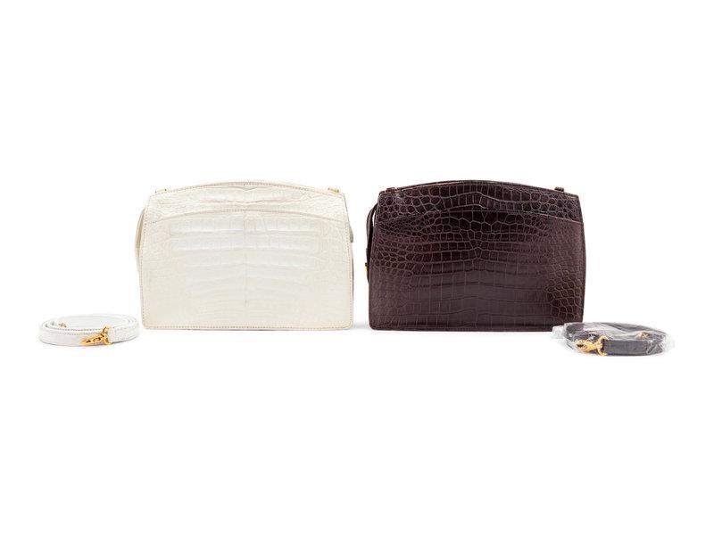 Two Lana Marks Exotic Skin Crossbody Bags: One (1 of 7)