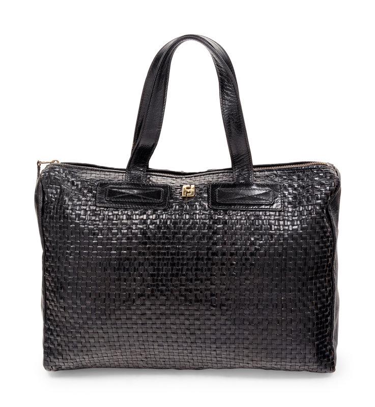 Fendi Woven Leather Bag, 1960s-1970s (1 of 6)
