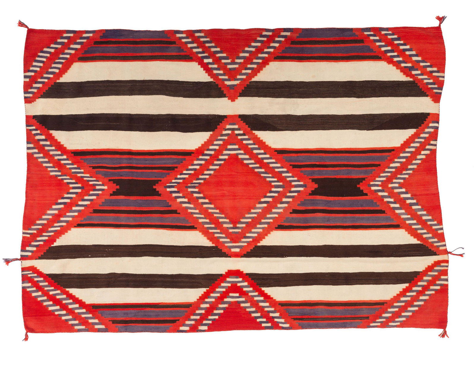 Navajo Third Phase Pattern Blanket / Rug (1 of 2)