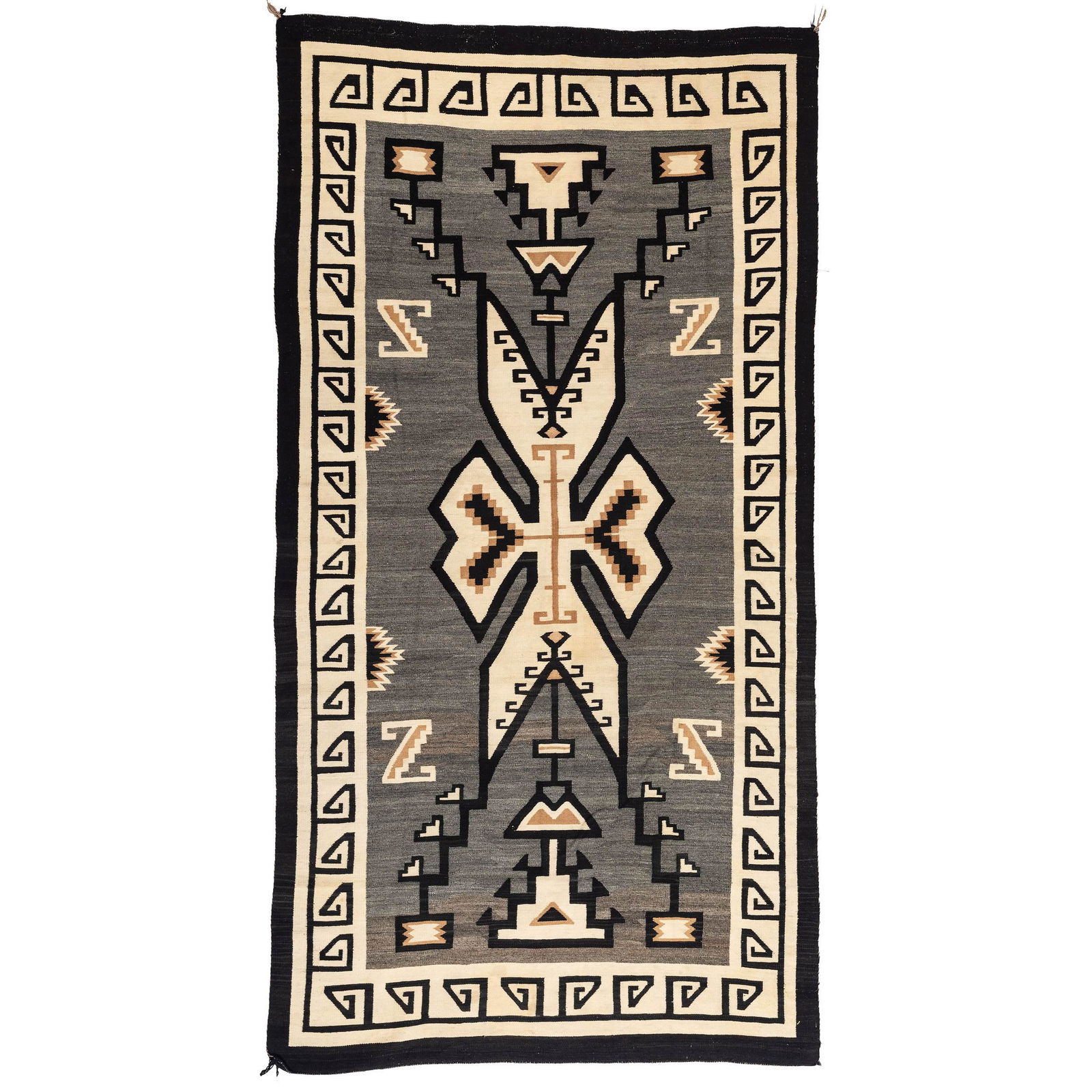 Navajo Storm Pattern Weaving / Rug (1 of 2)