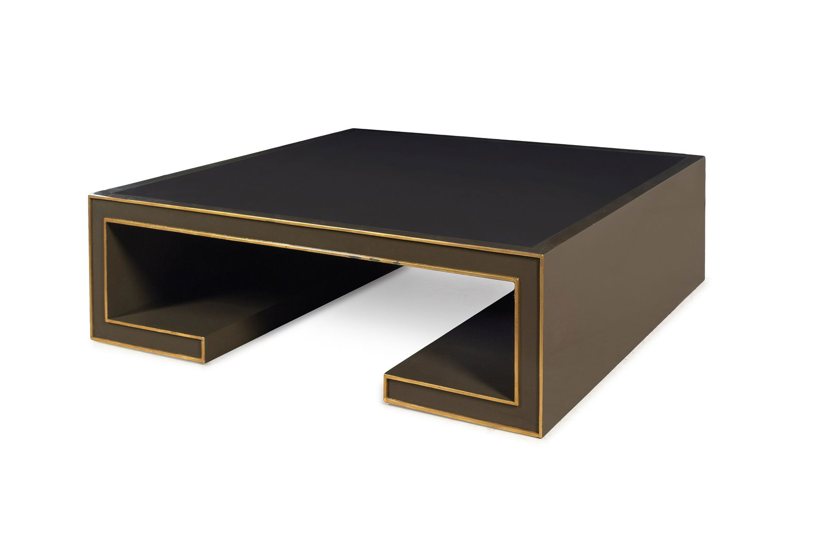 A Contemporary Oversized Painted and Parcel Gilt (1 of 2)