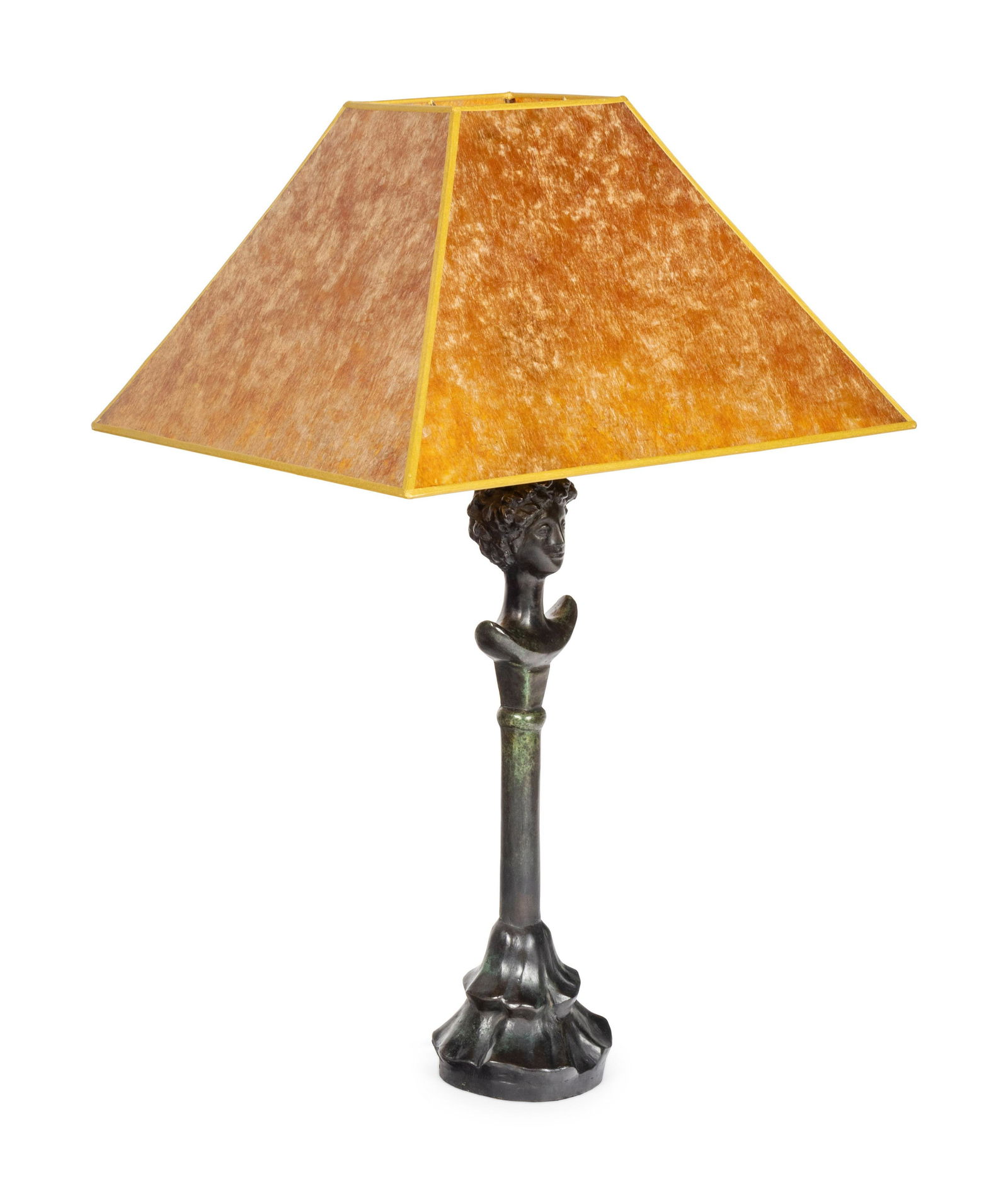 A Bronze Figural Lamp in the Style of Giacometti (1 of 4)