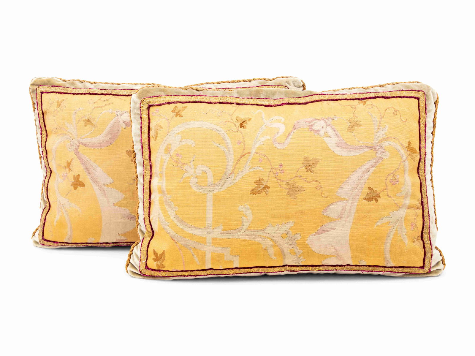 A Pair of Tapestry Pillows (1 of 3)