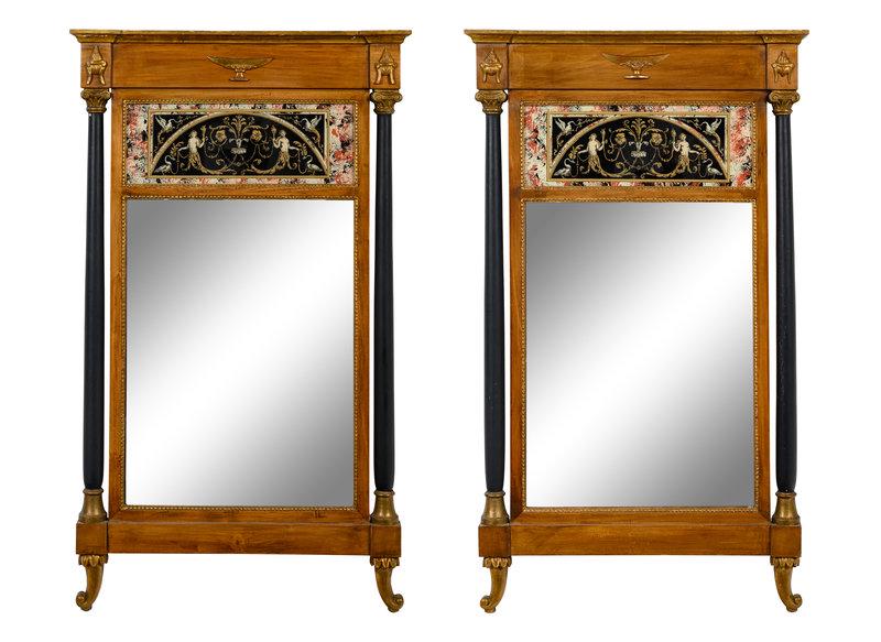 A Pair of Paladio Neoclassical Style Mirrors   (1 of 4)