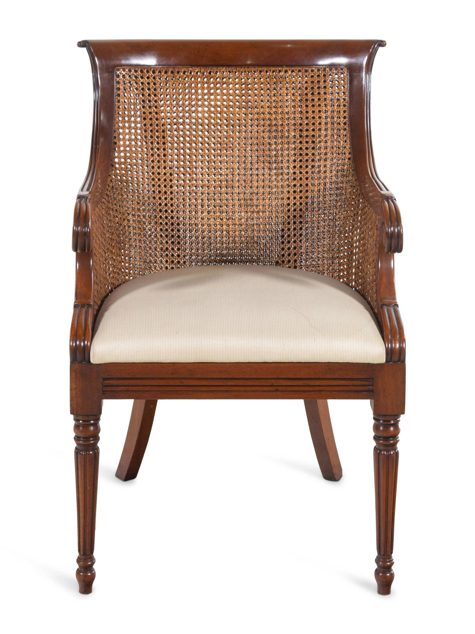 A Regency Style Caned Armchair (1 of 3)