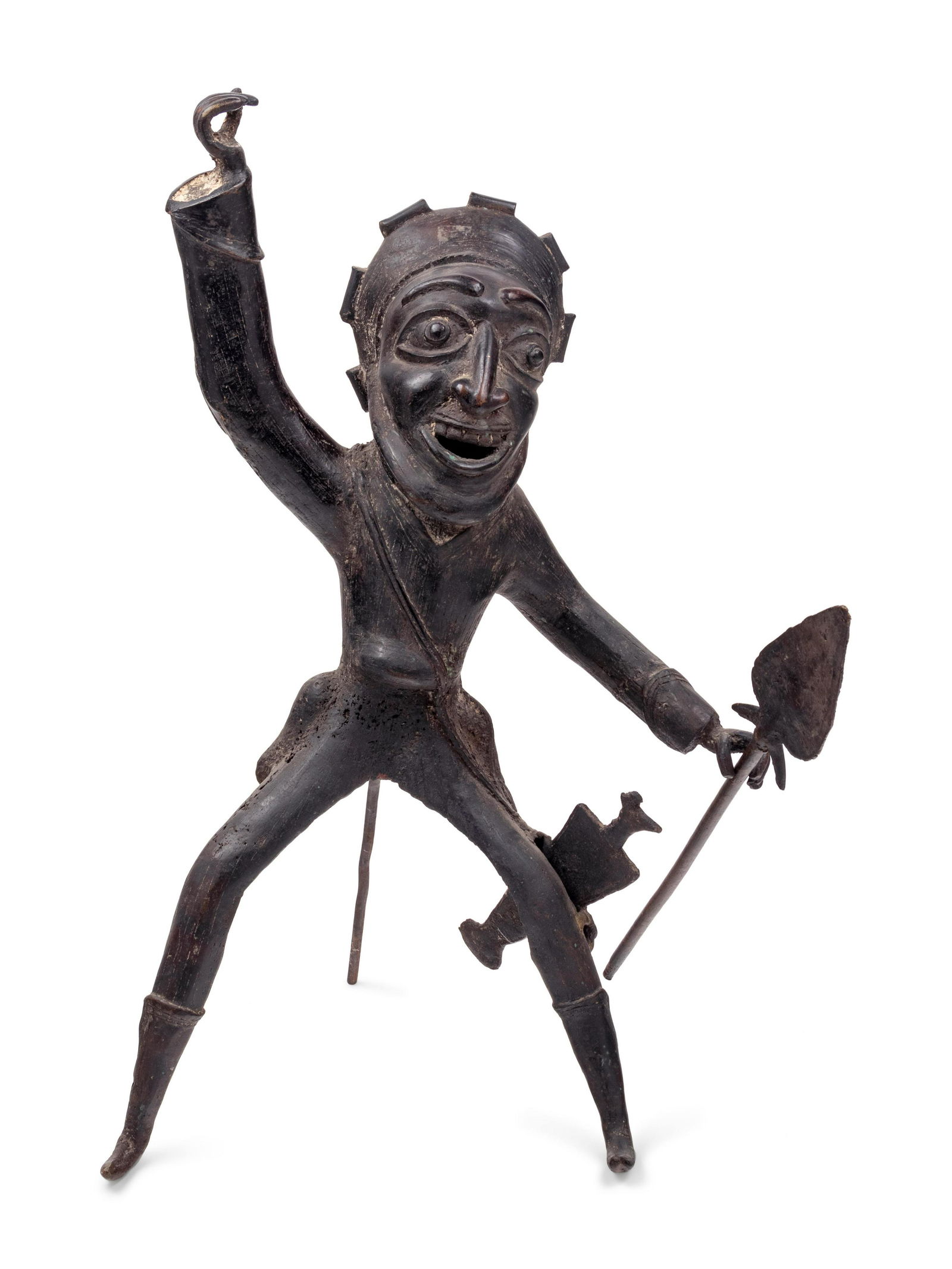 A Benin Style Bronze Figure (1 of 4)