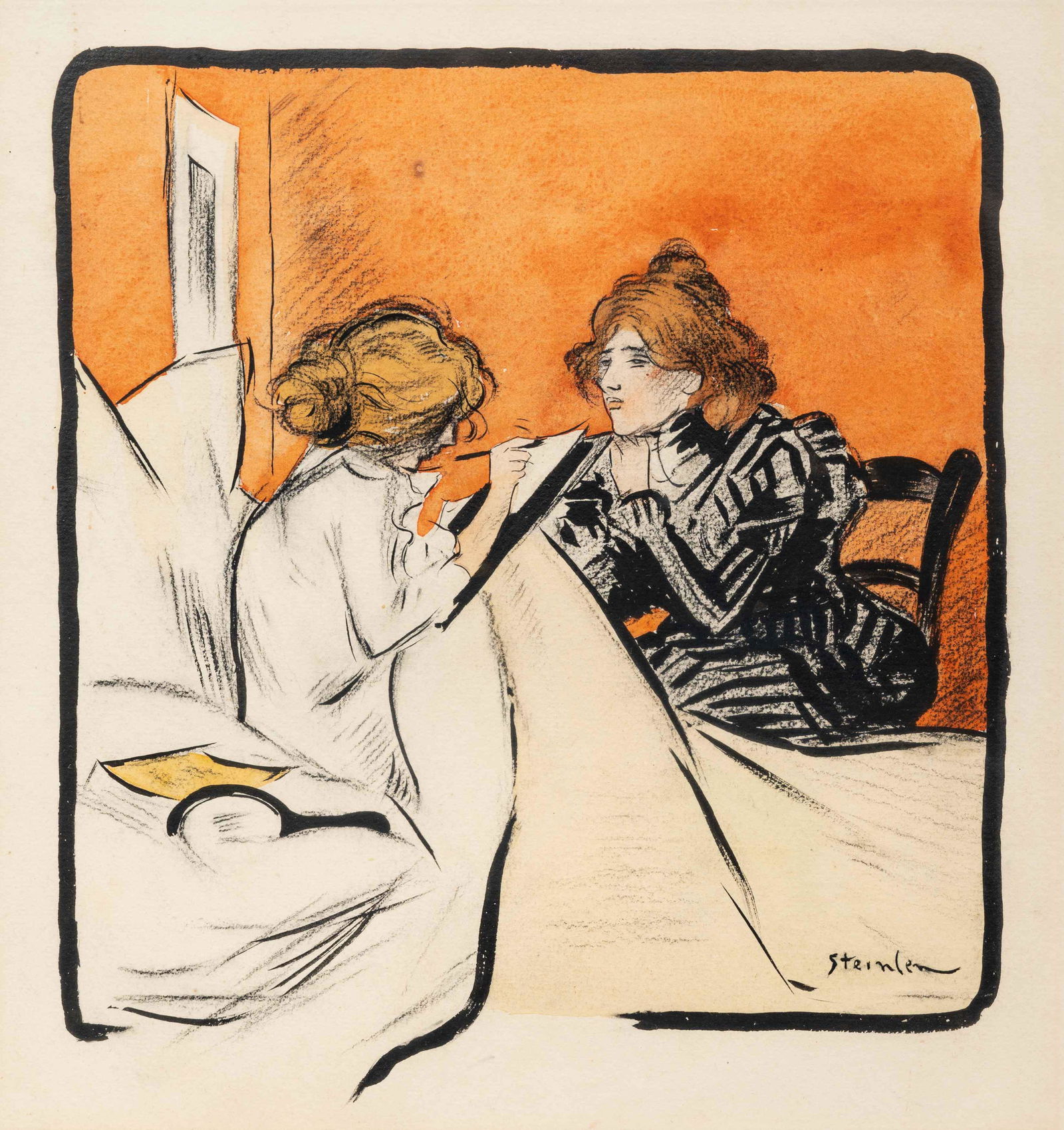 Theophile Alexandre Steinlen (Swiss/French, 1859-1923) (1 of 4)