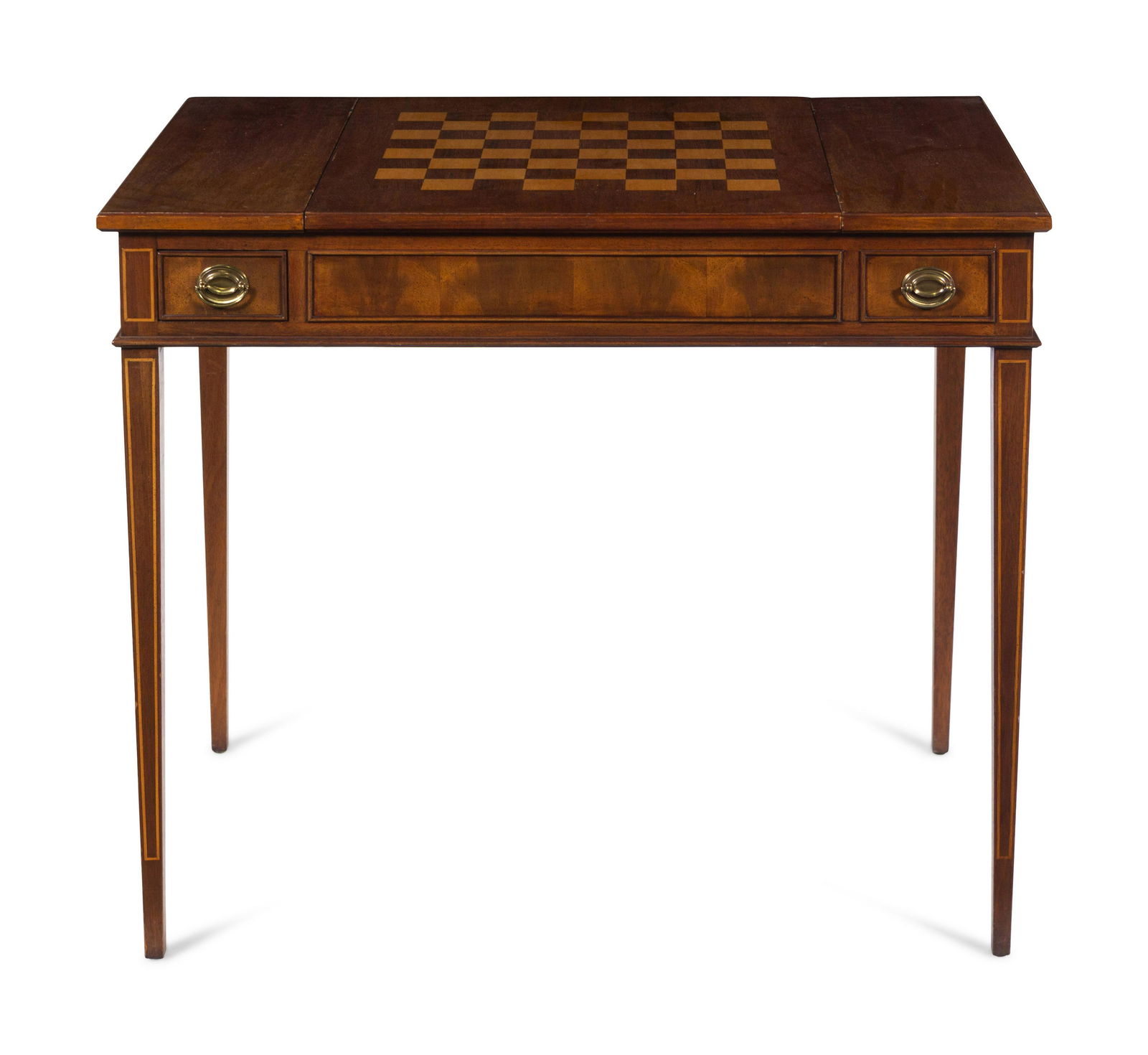 A George III Style Mahogany Game Table (1 of 3)