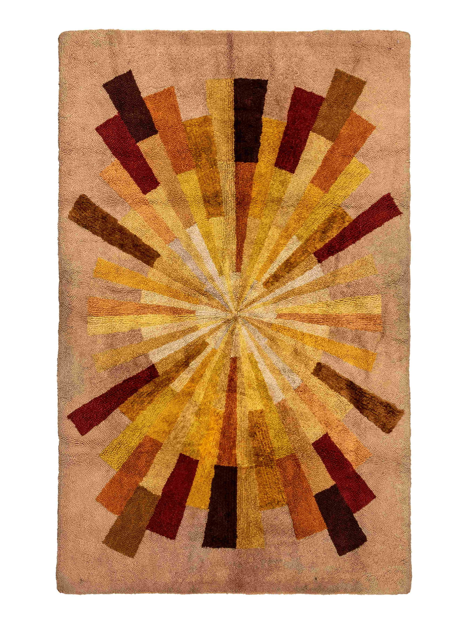 An American Starbust Hooked Rug (1 of 4)