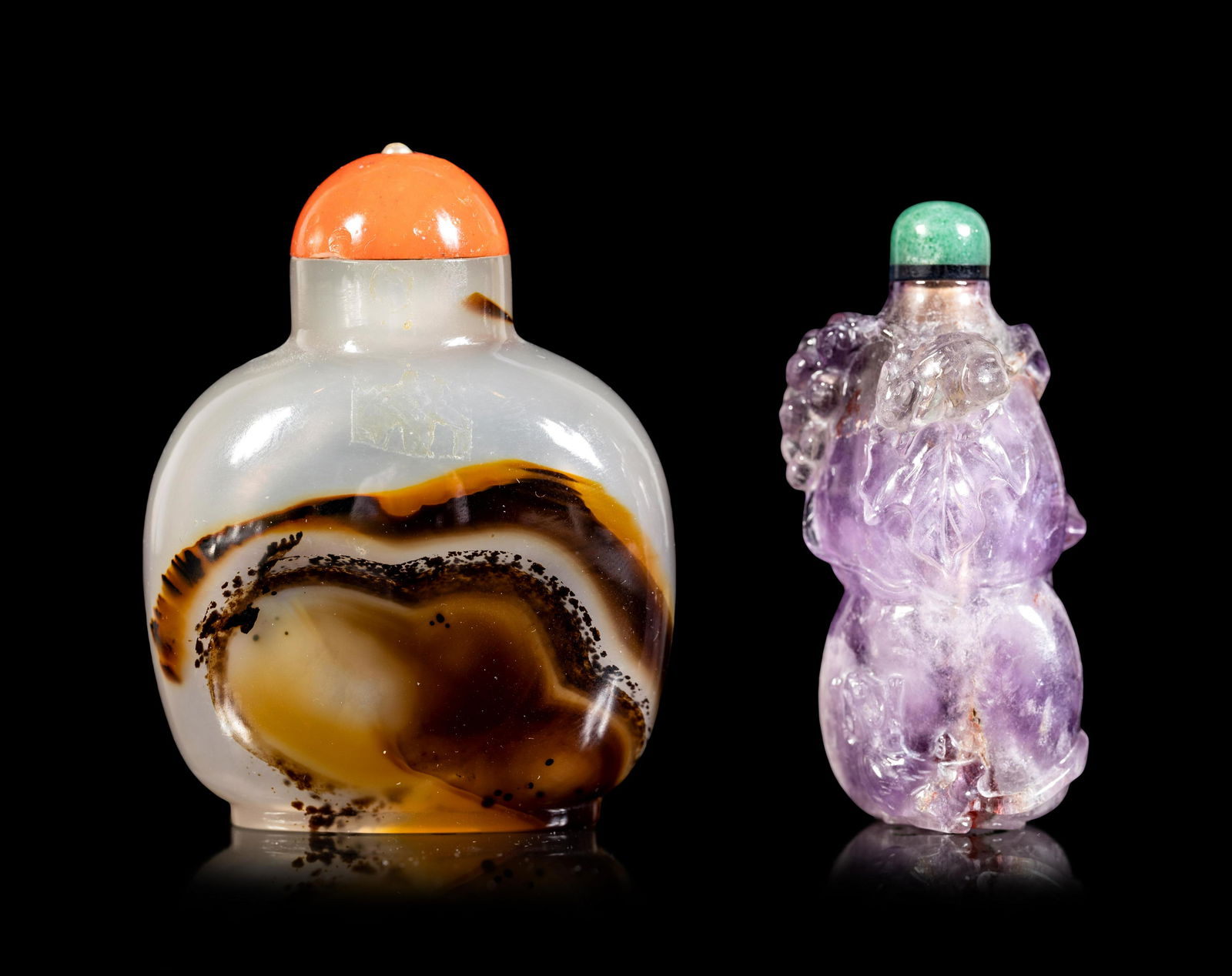 Two Hardstone Snuff Bottles (1 of 4)