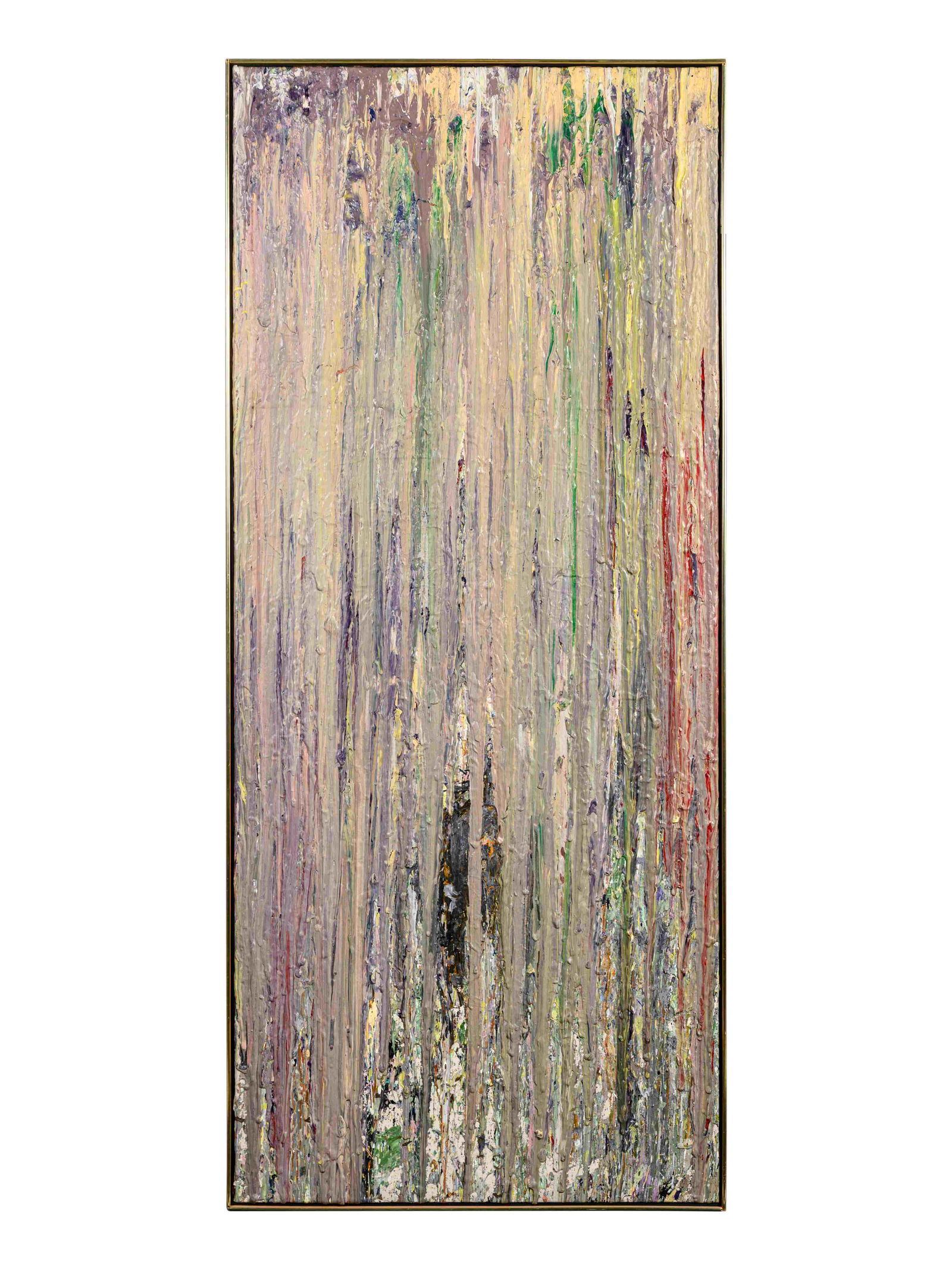 Larry Poons (American, b. 1937) Emi Koussi, 1979: Larry Poons (American, b. 1937) Emi Koussi, 1979 acrylic on canvas signed Poons, titled and dated (verso) 94 x 40 1/8 inches. Provenance: Andre Emmerich Gallery New York Sold: Christie's New York: "Ea