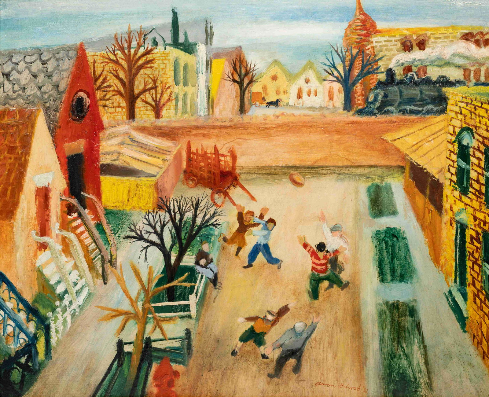 Aaron Bohrod (American, 1907-1992) Football, 1932 (1 of 4)