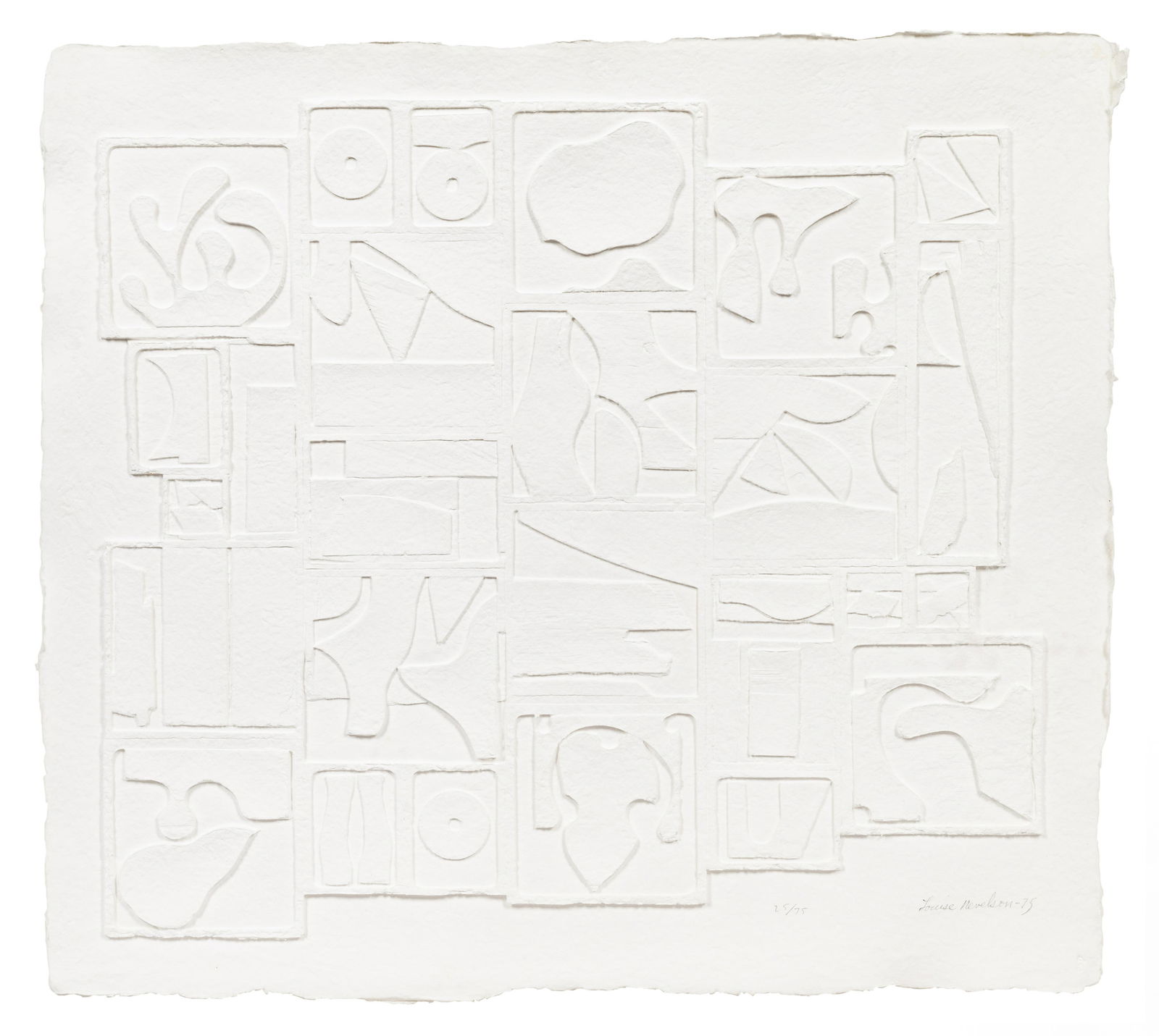 Louise Nevelson (American, 1899-1988) Dawnscape, 1975 (1 of 4)