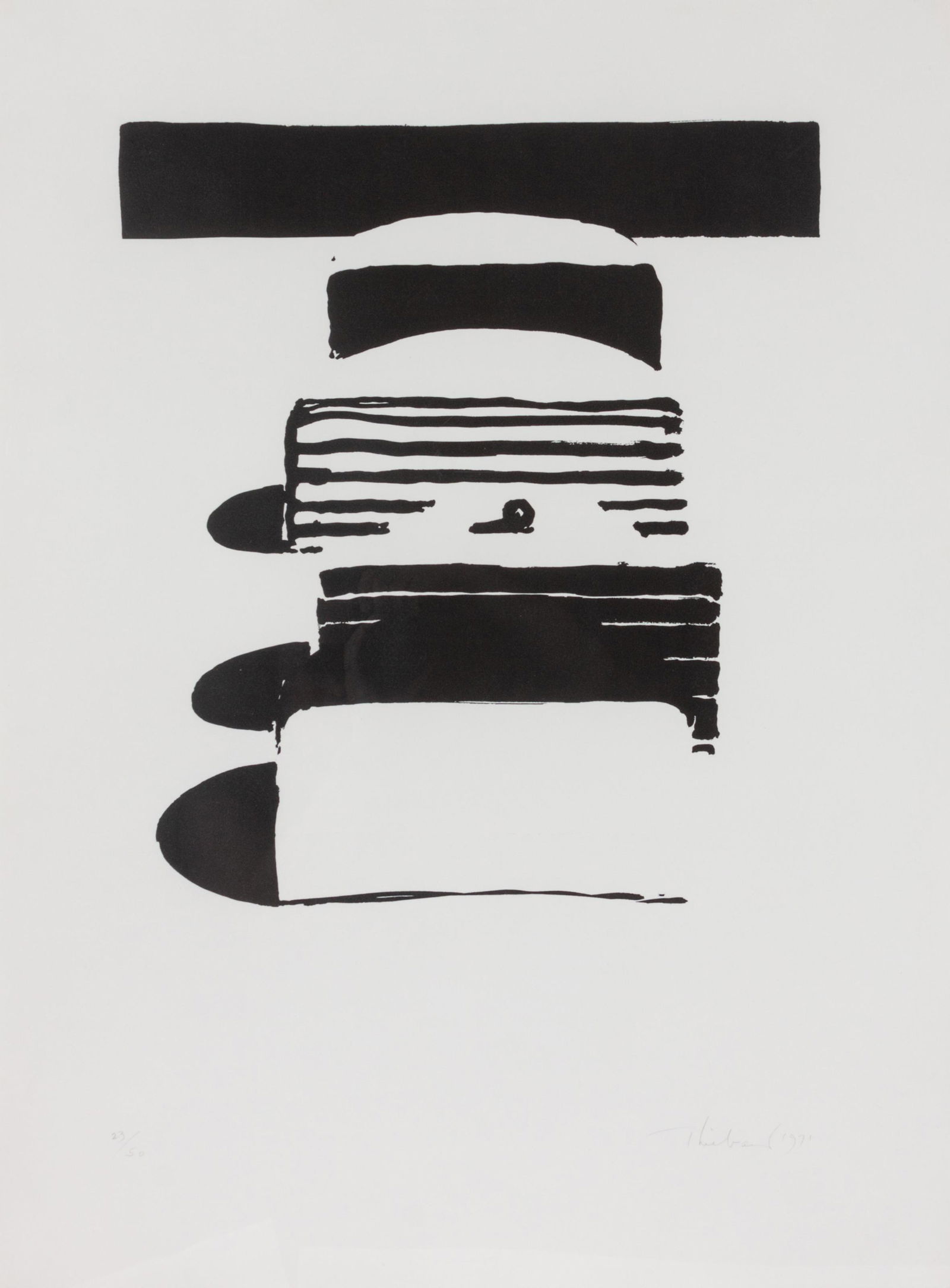 Wayne Thiebaud (American, b. 1920) Half Cakes(from (1 of 3)