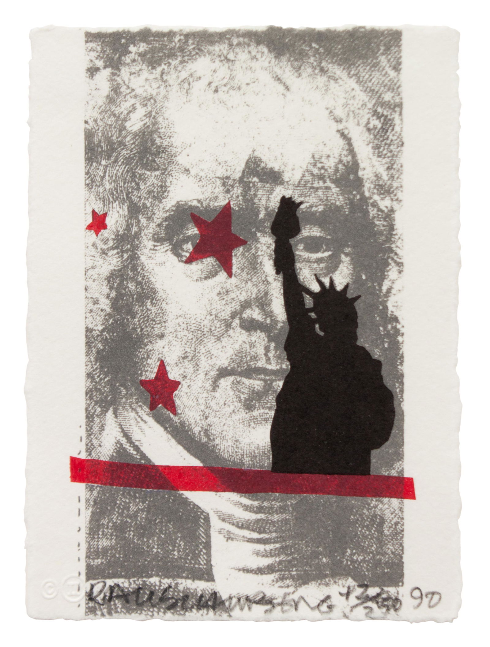 Robert Rauschenberg (American, 1925-2008) Spackle (from (1 of 5)