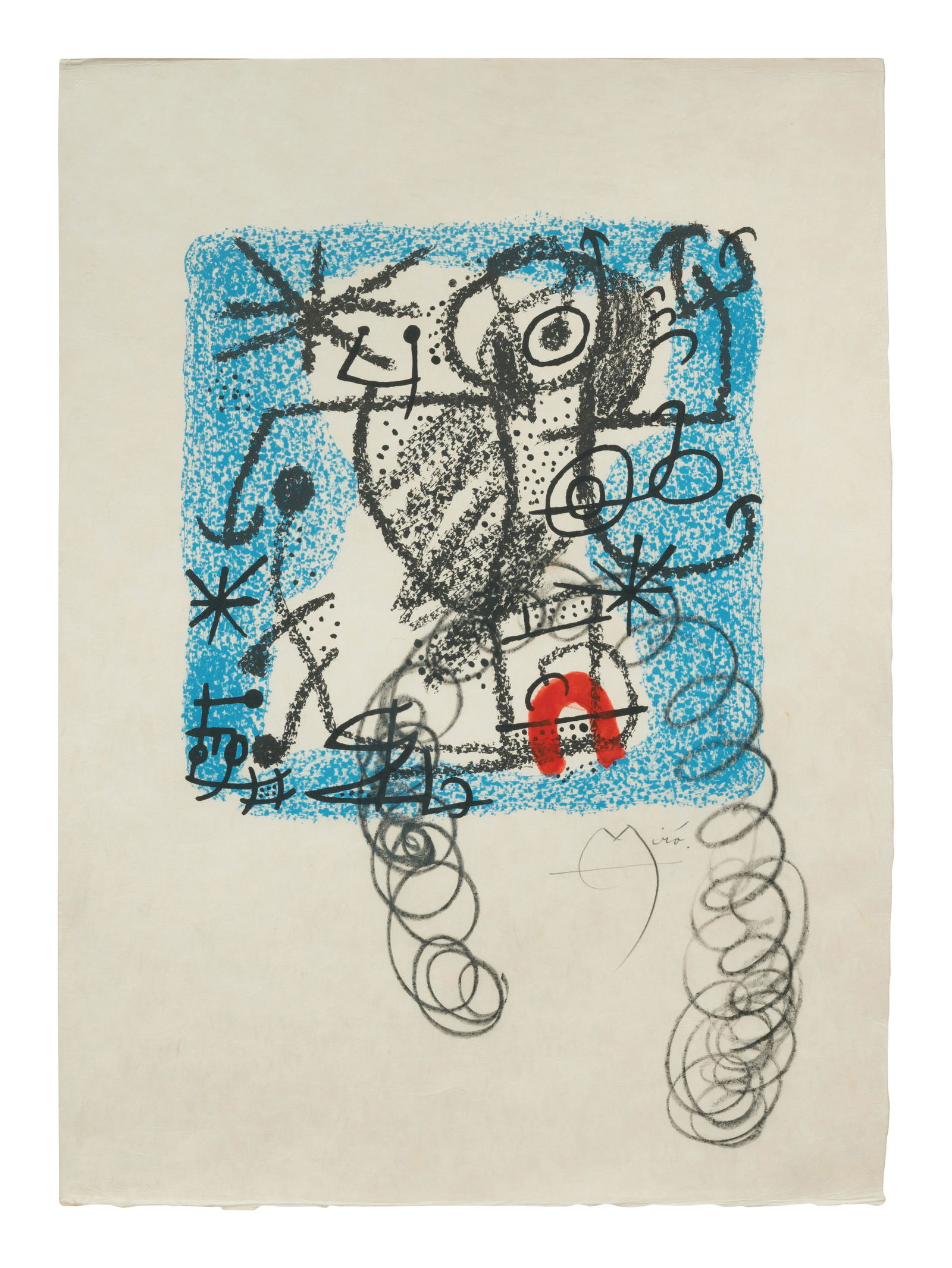 Joan Miro (Spanish, 1893-1983) Les essencies de la (1 of 4)