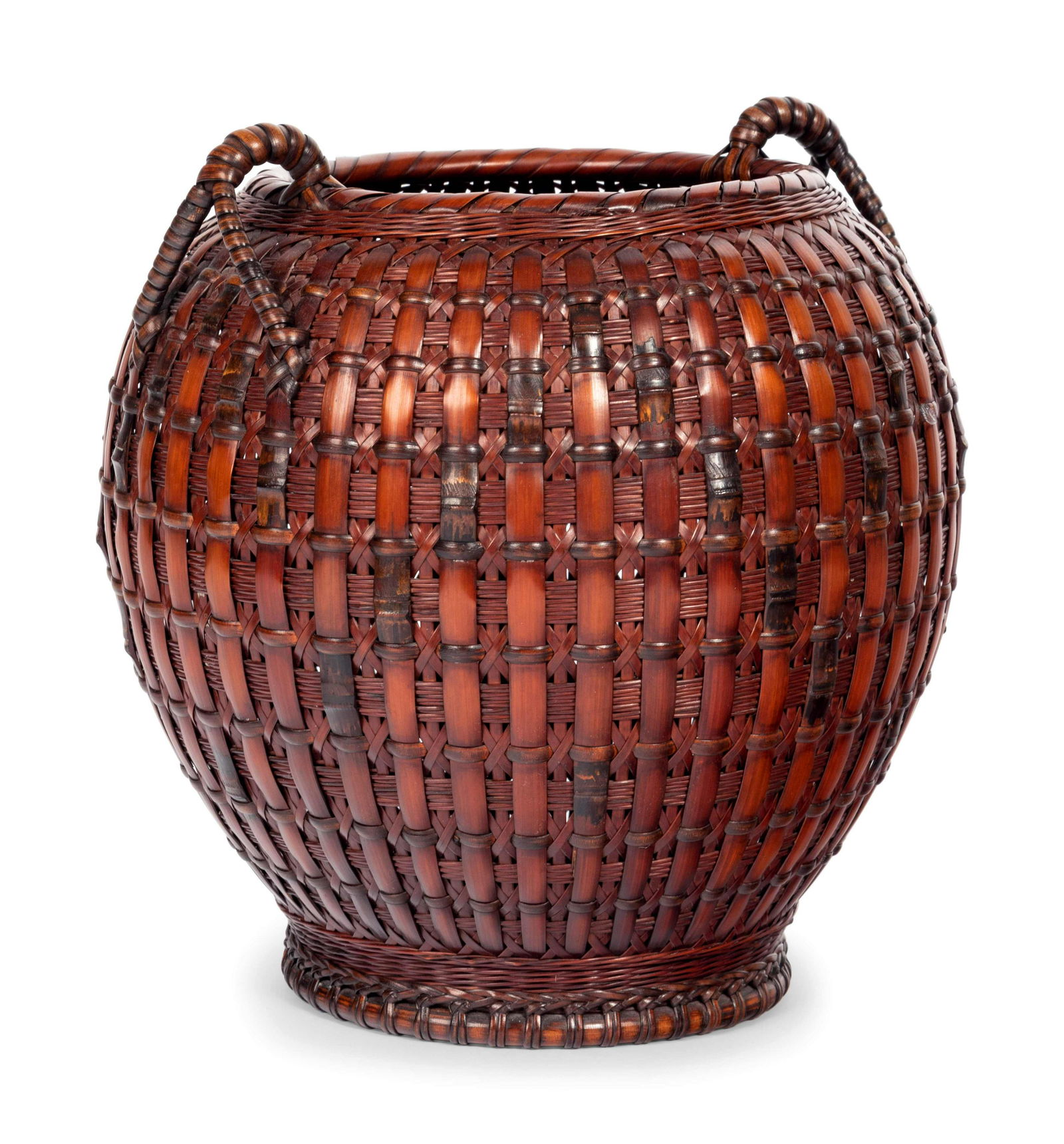 A Bamboo Flower Arranging Basket (1 of 2)