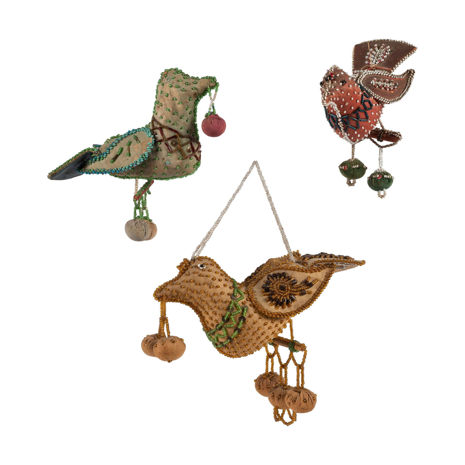Haudenosaunee Beaded Bird Whimsies (1 of 5)