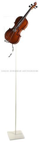 Fletcher Benton, (American, b. 1931), Violin with Balls: Fletcher Benton (American, b. 1931) Violin with Balls mixed media inscribed and dated 2009 (on base) Height 20 inches.