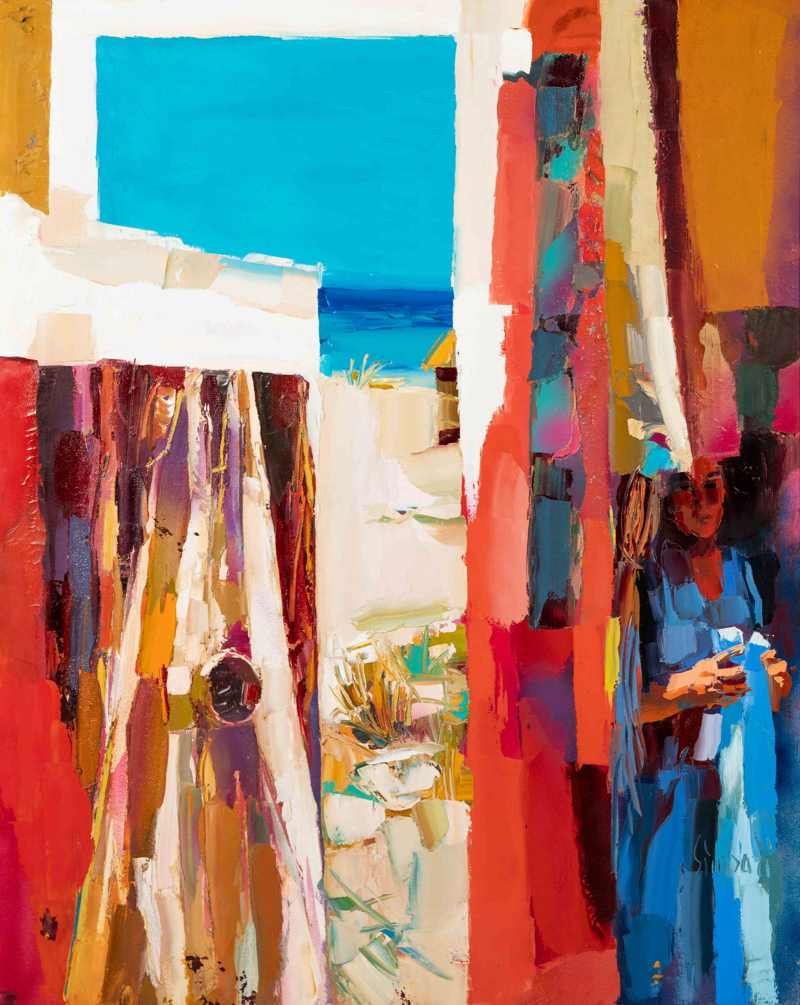 Nicola Simbari (Italian, 1927-2012) Near Policastro (1 of 4)