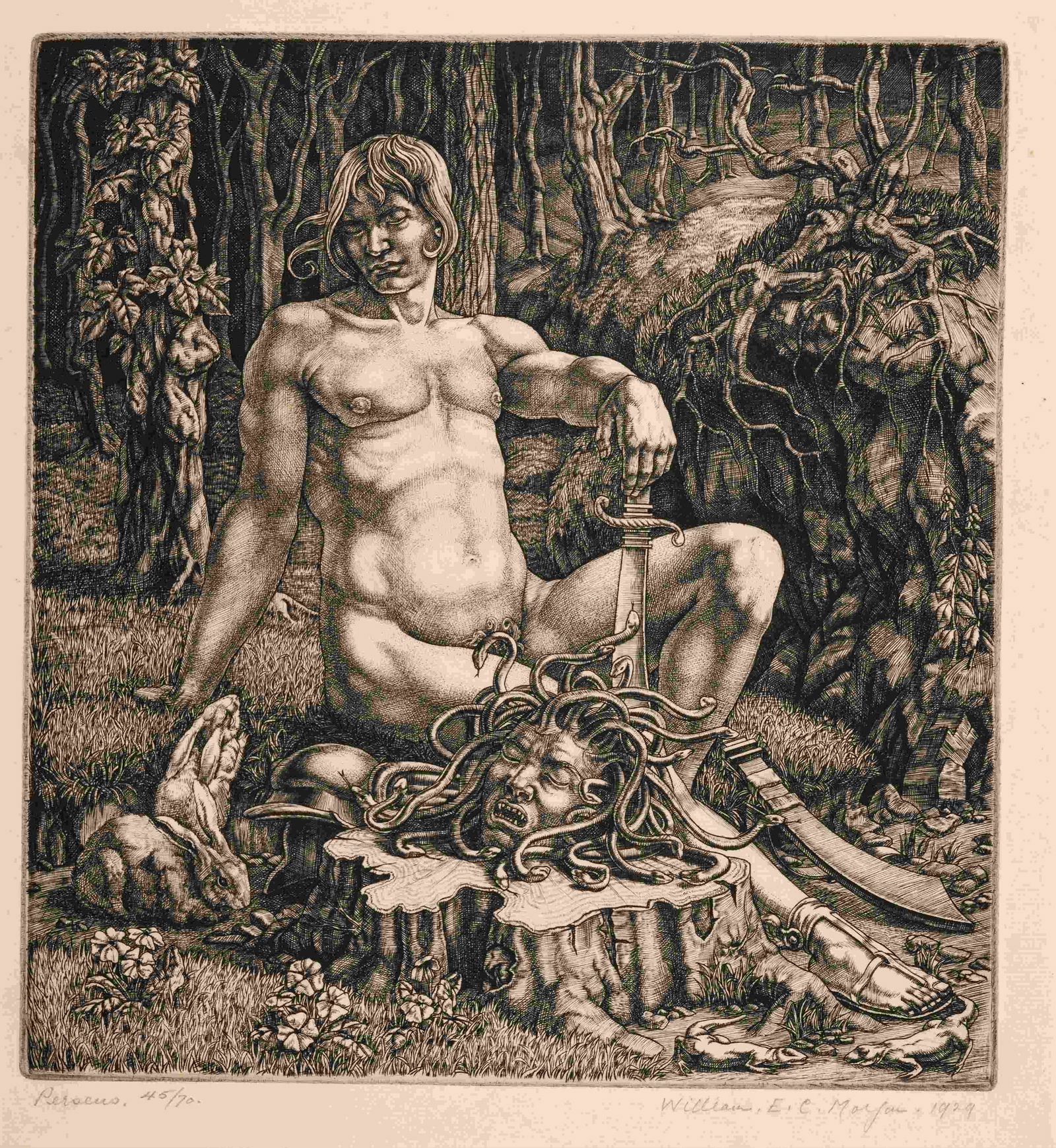 William E. C. Morgan (British, 1905-1979) Perseus, 1929 (1 of 4)
