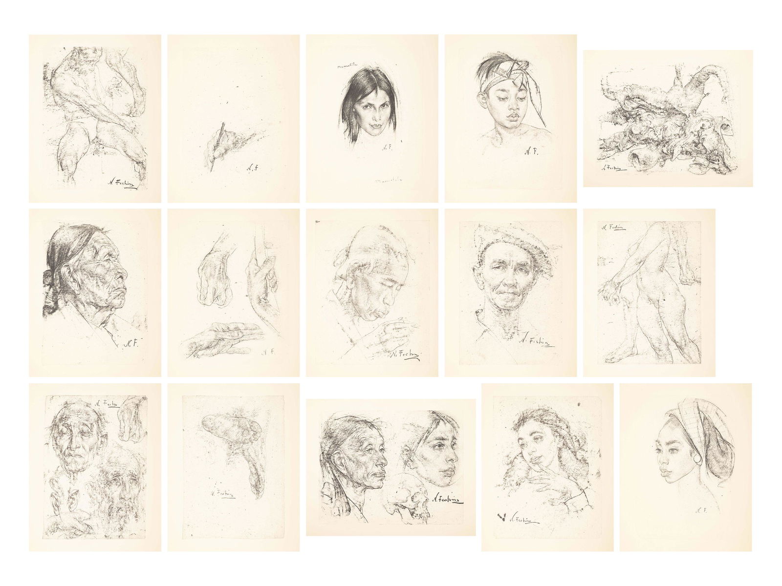 Nicolai Fechin (Russian, 1881-1955) The Charcoal (1 of 19)