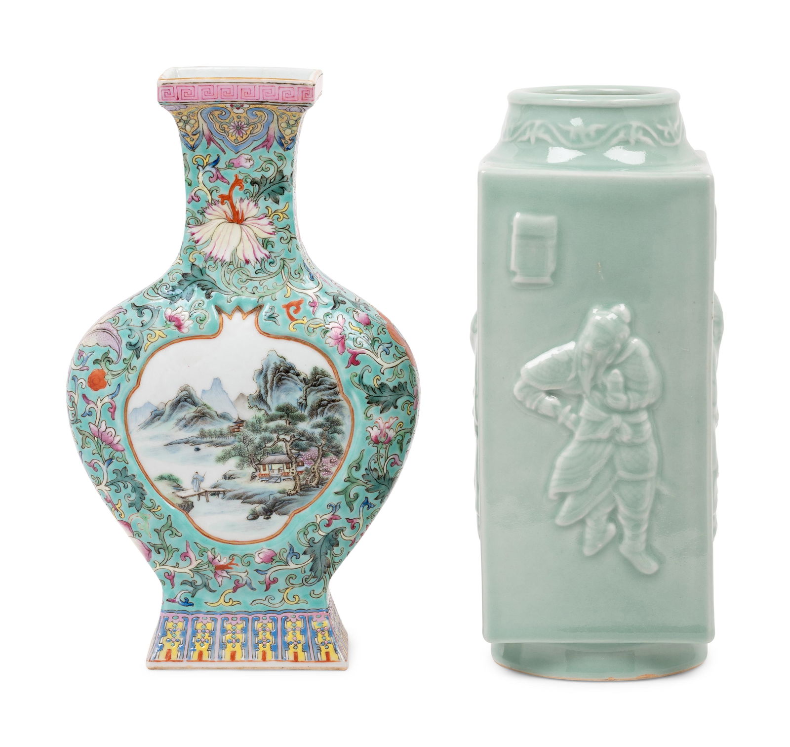 Two Chinese Porcelain Vases (1 of 6)