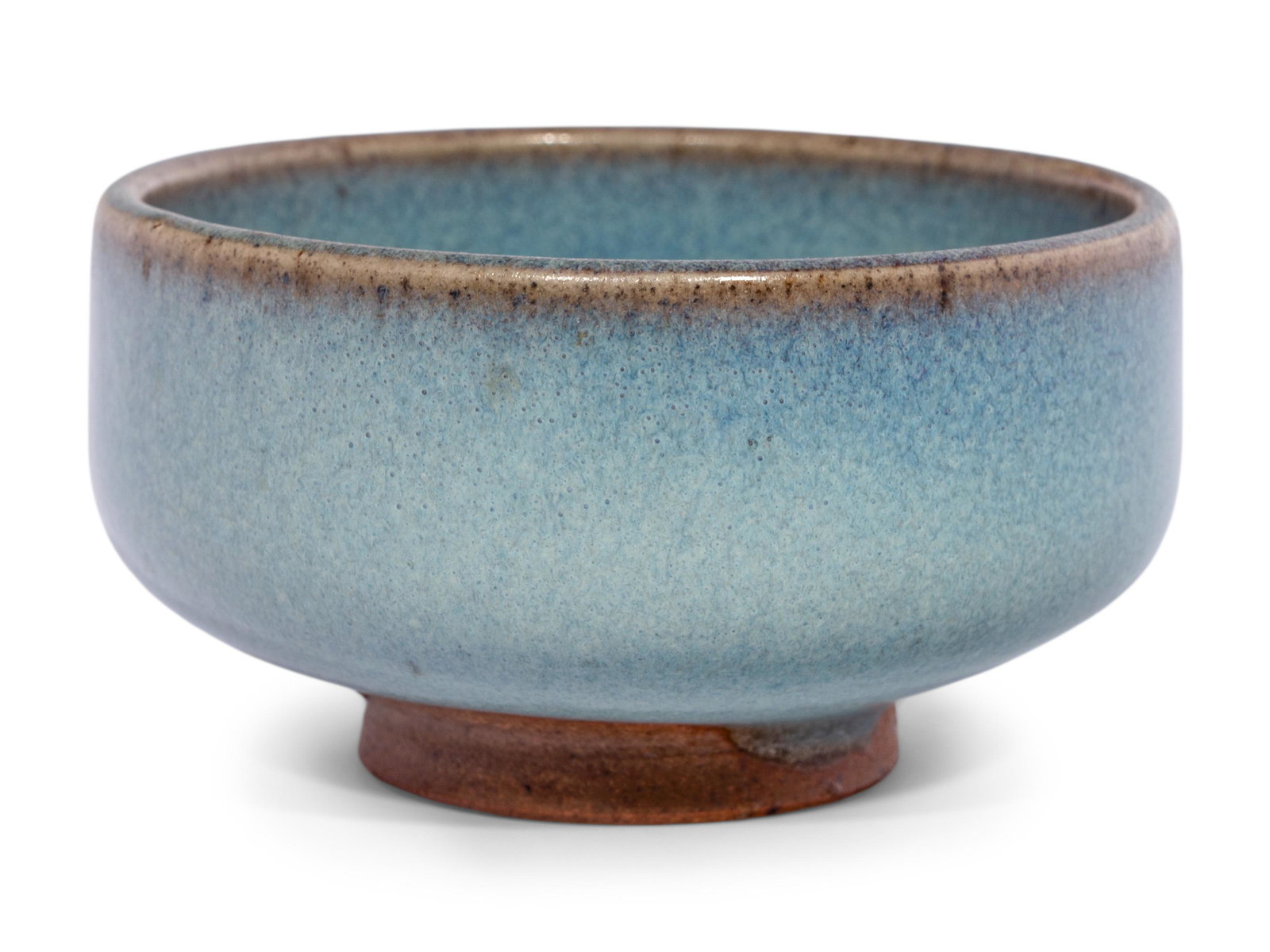 A ChineseJunyaoStoneware Bubble Bowl (1 of 2)