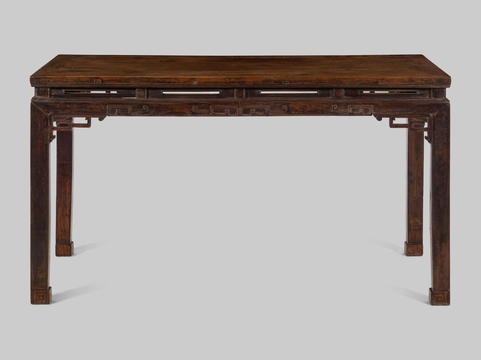 A Chinese Lacquered Elmwood Painting Table, Pingtou'an (1 of 4)