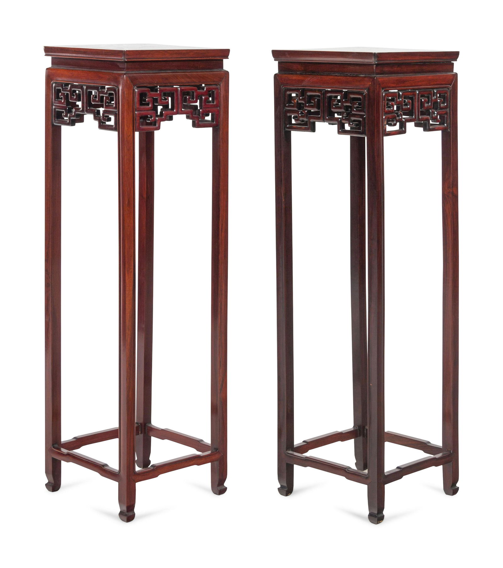 A Pair of ChineseHongmu Side Stands (1 of 2)