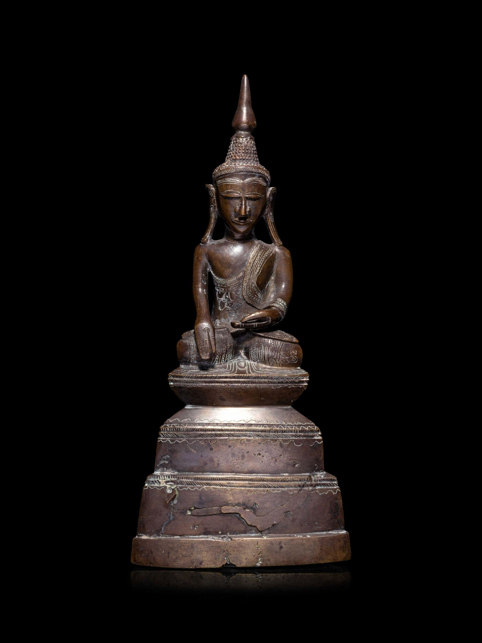 Two Thai Bronze Figures of Buddha (1 of 6)
